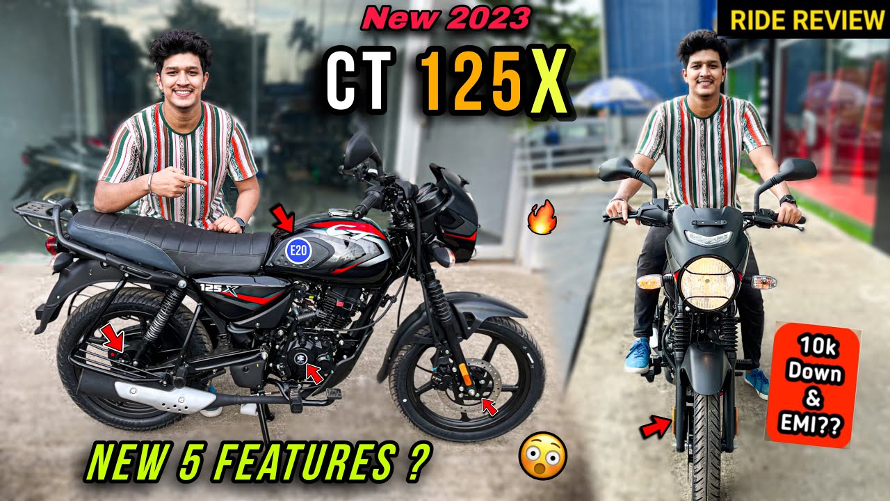 Finally 😱 Bajaj CT 125X OBD-2 BS7 New Model 2023 RIDE REVIEW - New Features & Price | CT 125 x