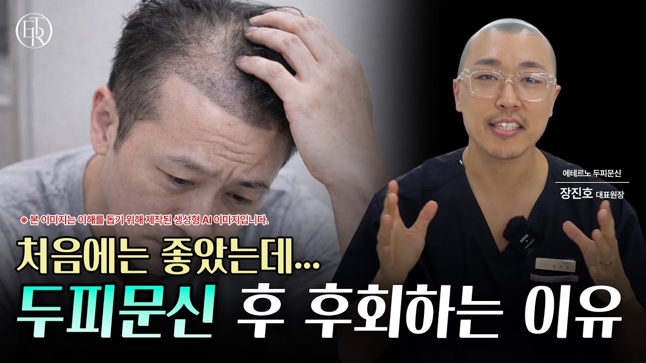 “두피문신 받고 후회하는 사람들의 공통점”ㅣ부산두피문신대표 에테르노