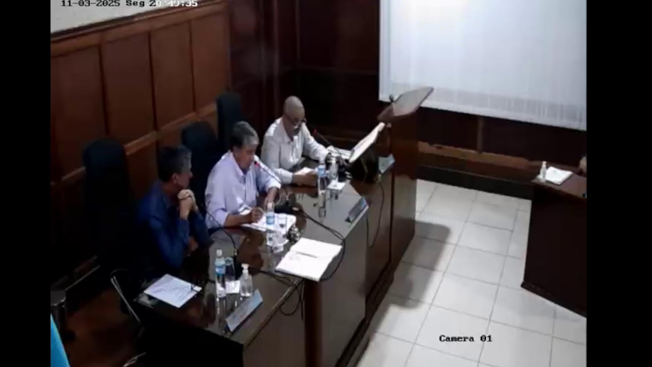 Sessão Ordinária de 03/11/2025 da Câmara Municipal de Tupi Paulista