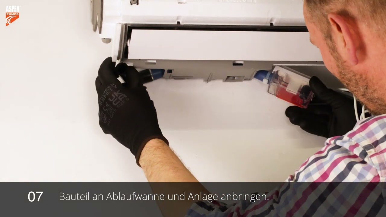 DE Wie man die NEUE Aspen Pumps Silent+ Mini Aqua installiert