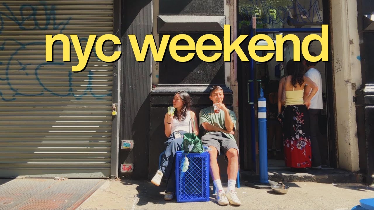 everything i ate in nyc in one weekend | vlog