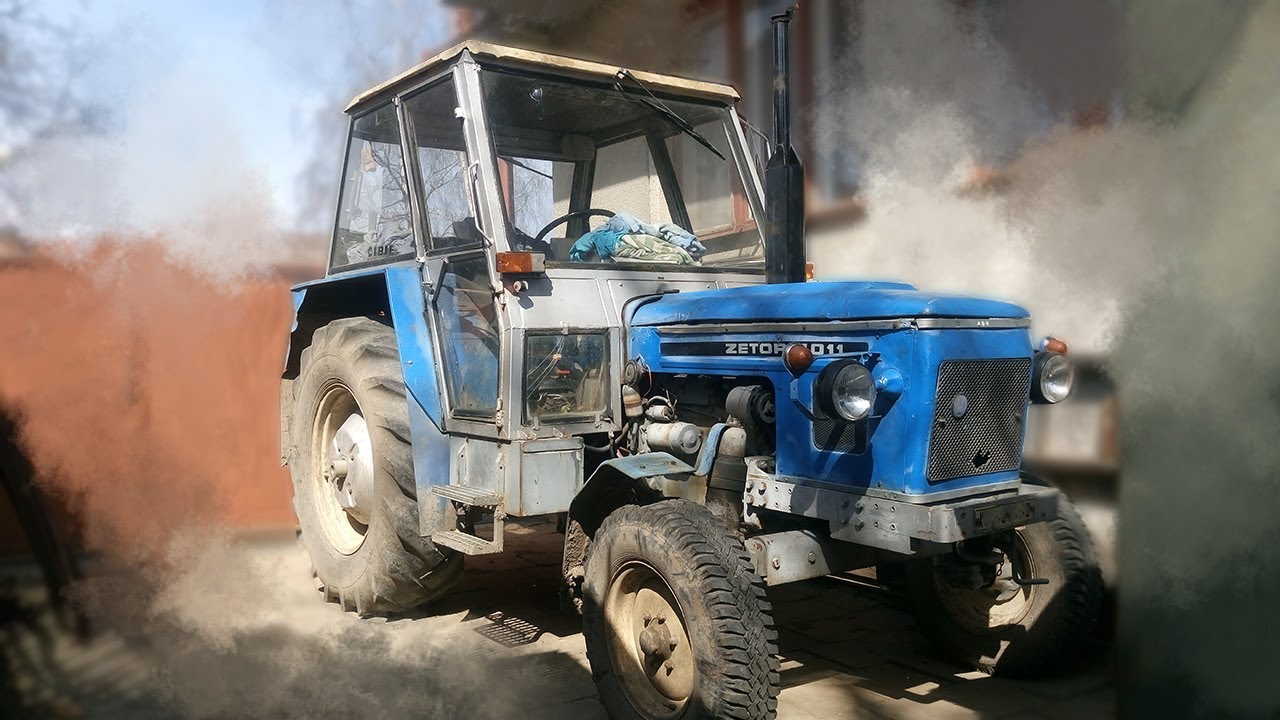 Zetor 6911 | Zkouška nového výfuku | Original sound