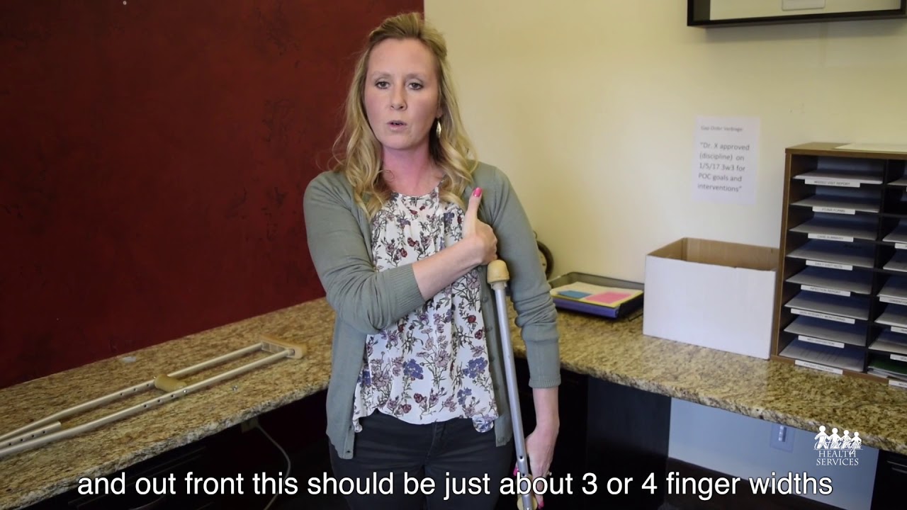 How to Properly Adjust Crutches