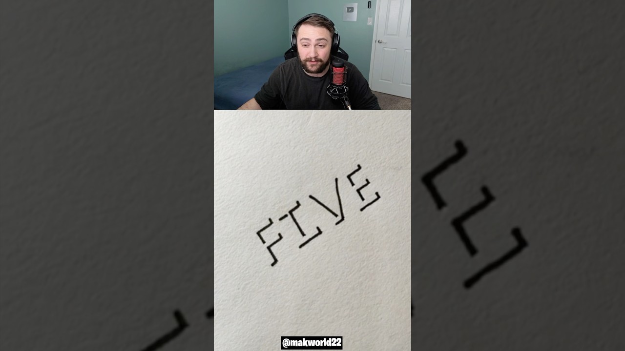 HOW TO DRAW 3D SHADOW LETTERS 🤯 #shorts