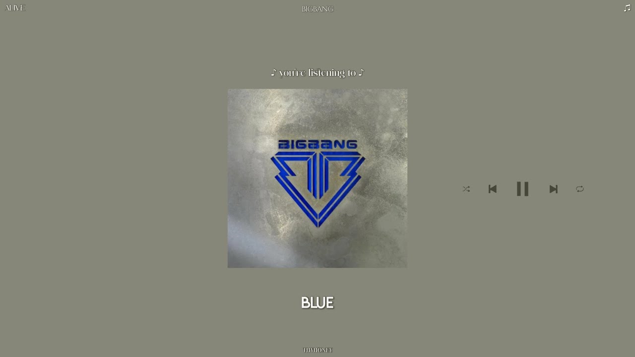 bigbang - blue (sped up + reverb)