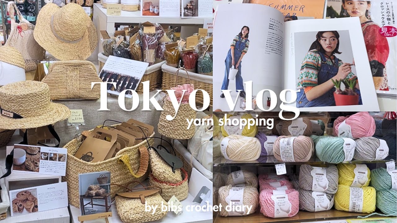 Japan vlog | shinjuku, yarn shopping in okadaya, gacha, small yarn haul