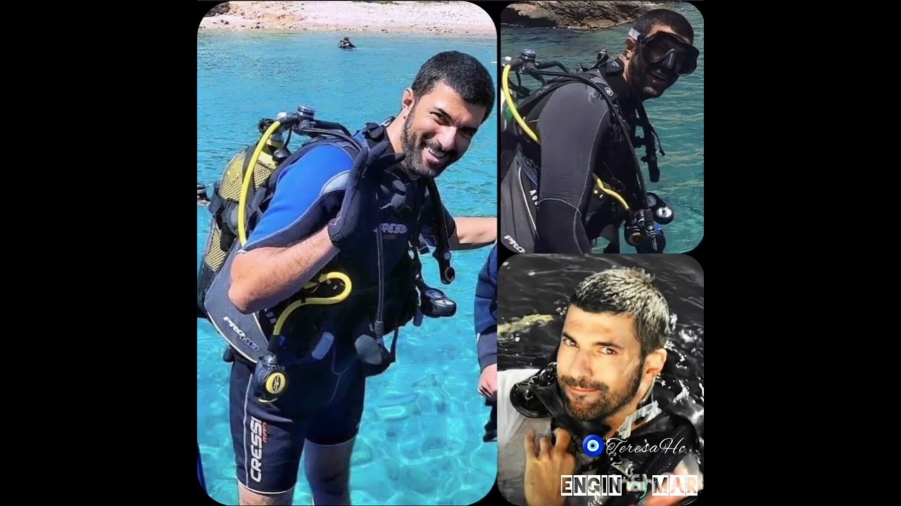 ENGIN AKYÜREK 🧿 Y EL MAR 🌊 SU           PASIÓN EL BUCEO🤿#EnginAkyürek #engin #akyurek #enginakyurek