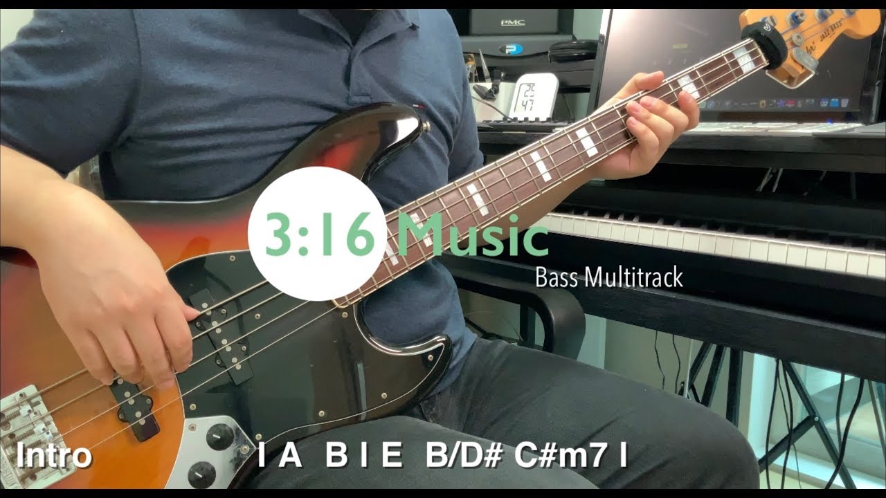 꽃들도 베이스 연주, 연습 (Bass Cover by J_AM_SOUND)