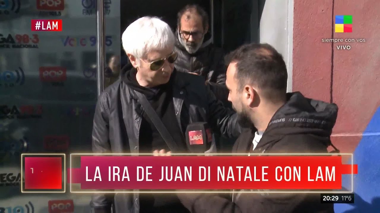 JUAN DI NATALE ENFURECIDO con LAM por el ESC&Aacute;NDALO de LA NEGRA VERNACI