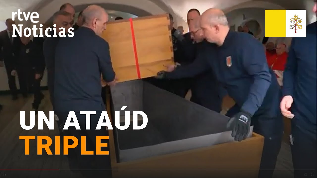 FUNERAL BENEDICTO XVI: Los RESTOS MORTALES del PAPA EMÉRITO ya REPOSAN en las GRUTAS VATICANAS |RTVE