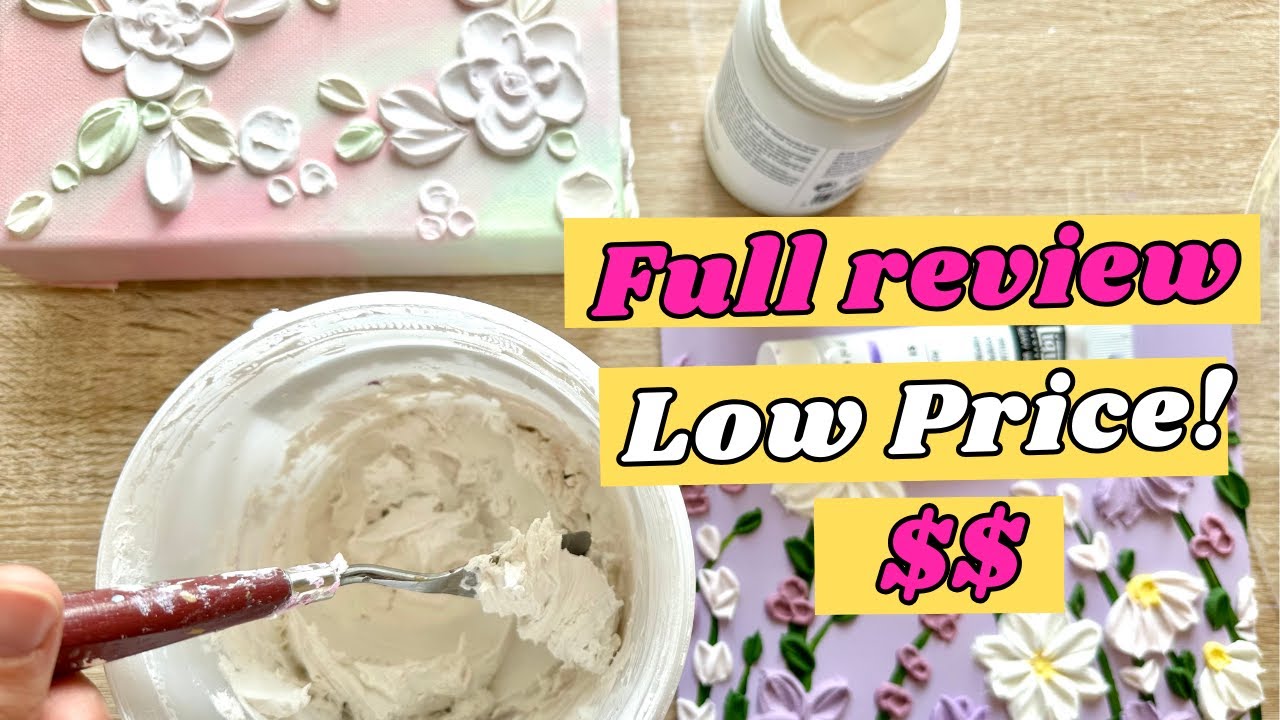 Texture paste and modeling paste | Texture paste review