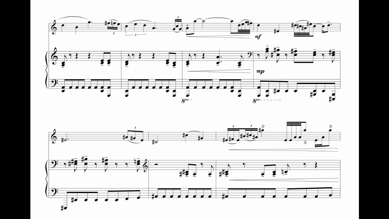 Anže Rozman - Phoenix for Flute and Orchestra  (Official Score Video)
