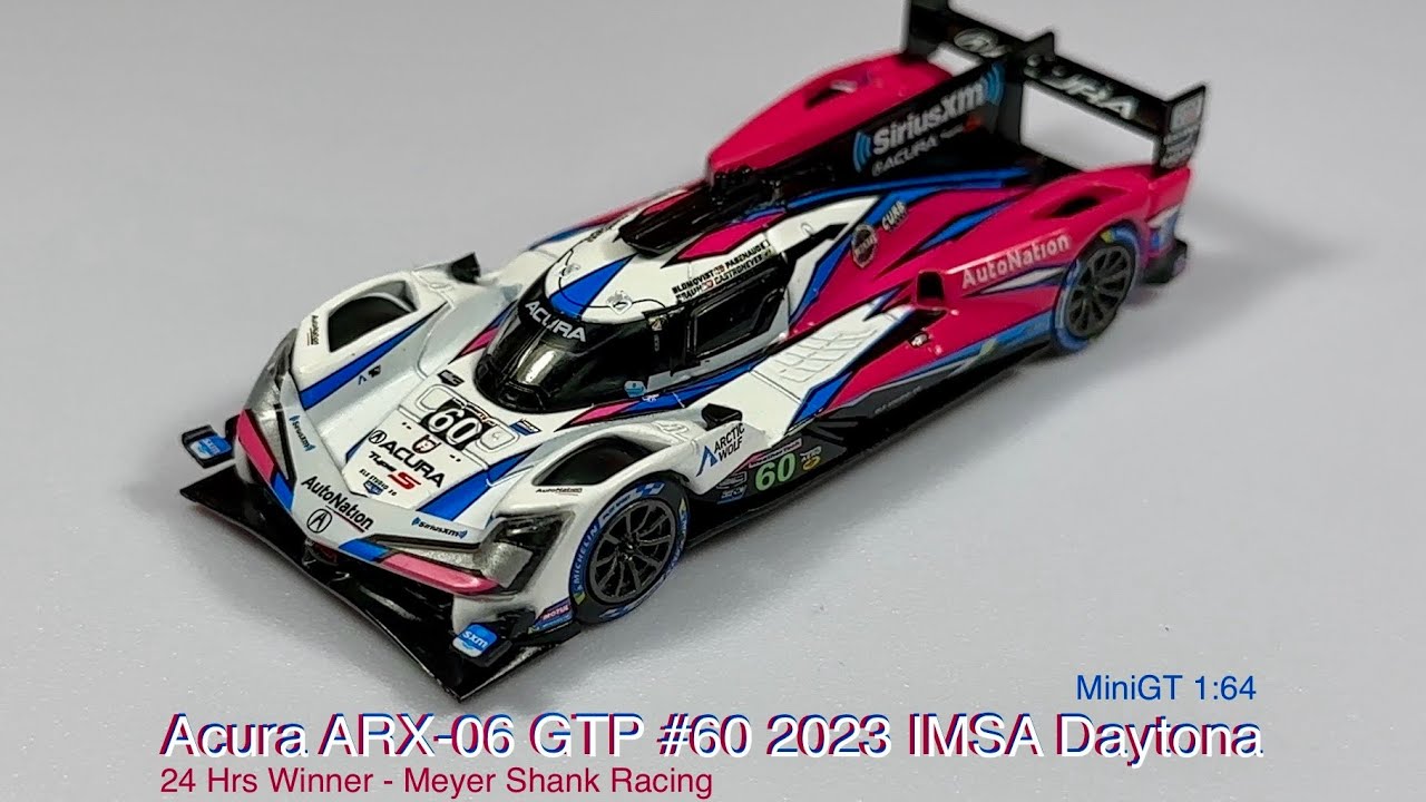 Unboxing MINIGT 1:64 Acura ARX-06 GTP #60 2023 IMSA Daytona 24Hrs Winner - MSR @TheOpenBox858 #52