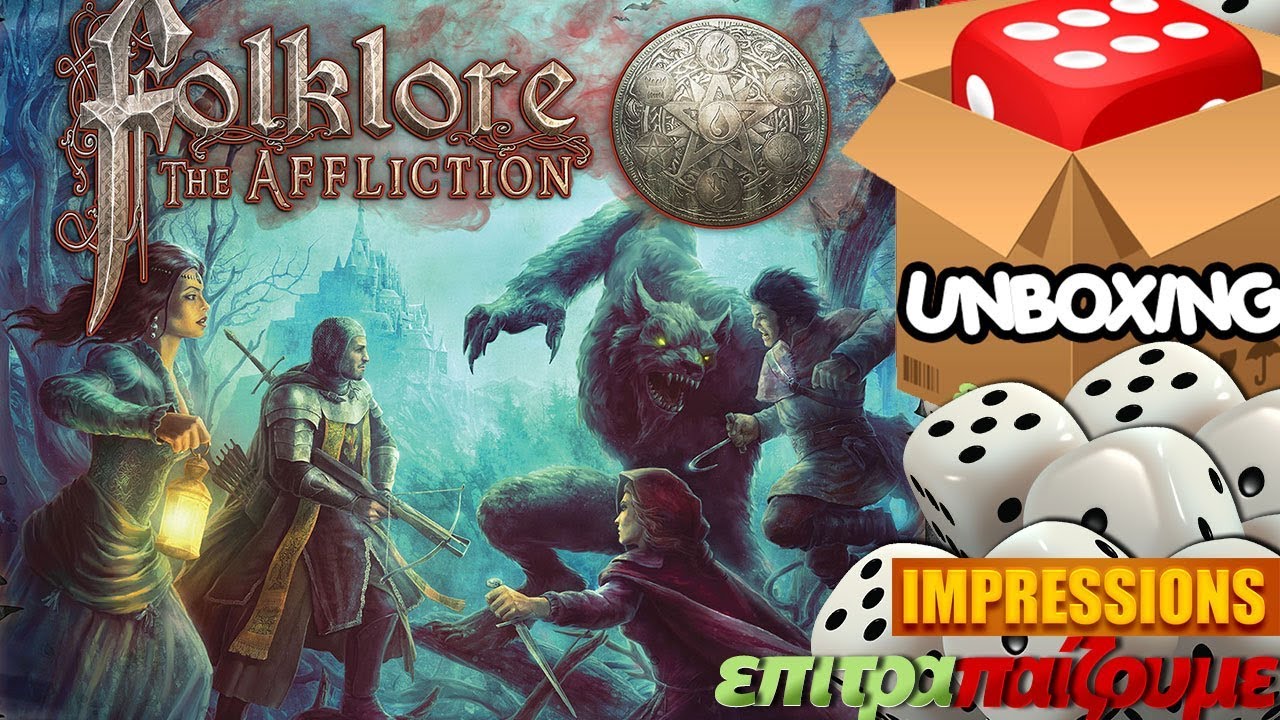 Folklore The Affliction - Unboxing & Impressions by Epitrapaizoume.gr