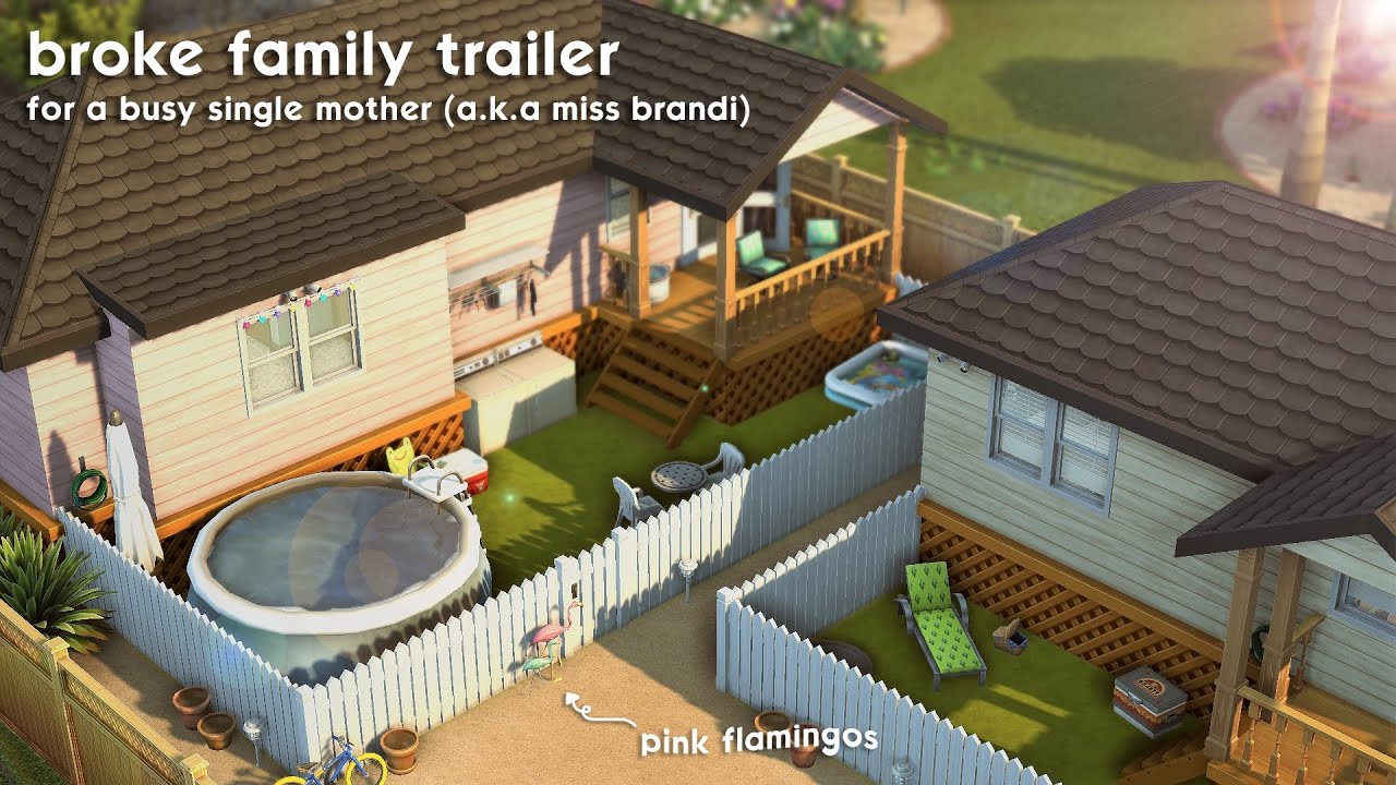 Building a mini trailer park in Oasis Springs for the Broke family!