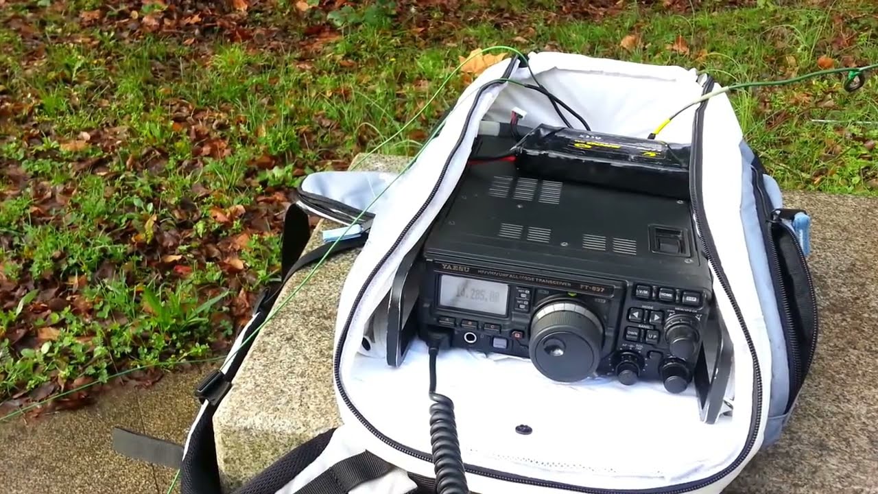 Yaesu FT-897D with internal LDG YT-100 antenna tuner