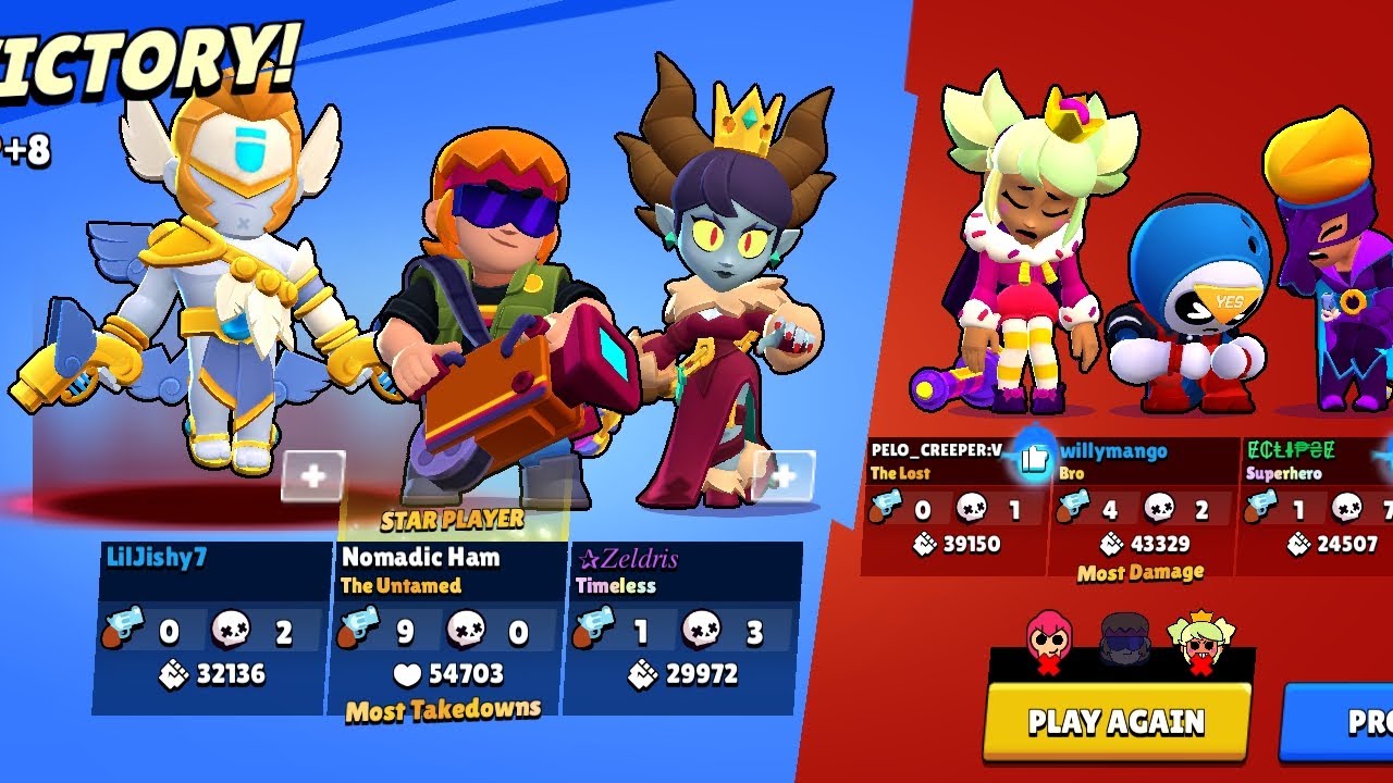 Buster carry vs bad players 