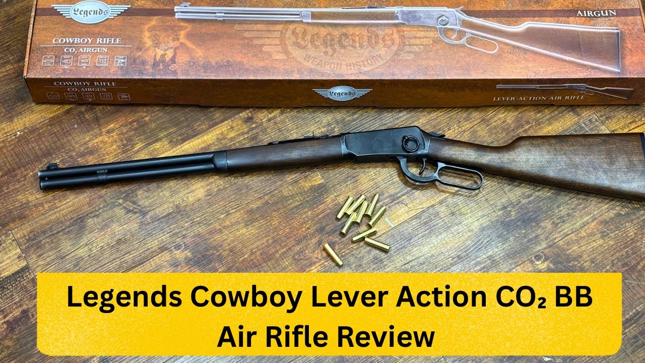 Legends Cowboy Lever Action CO₂ BB Air Rifle 🔫 Unboxing & First Look | Airsoft Gun India Review