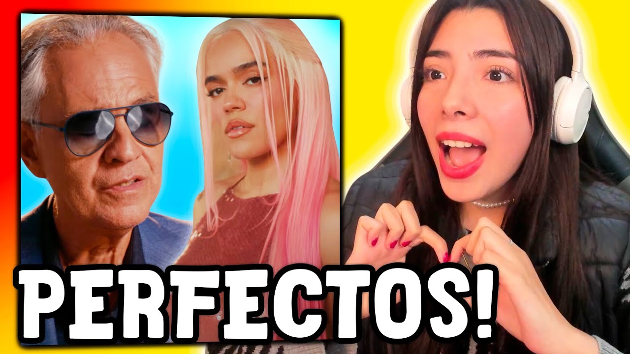 REACCION a ANDREA BOCELLI & KAROL G - VIVO POR ELLA