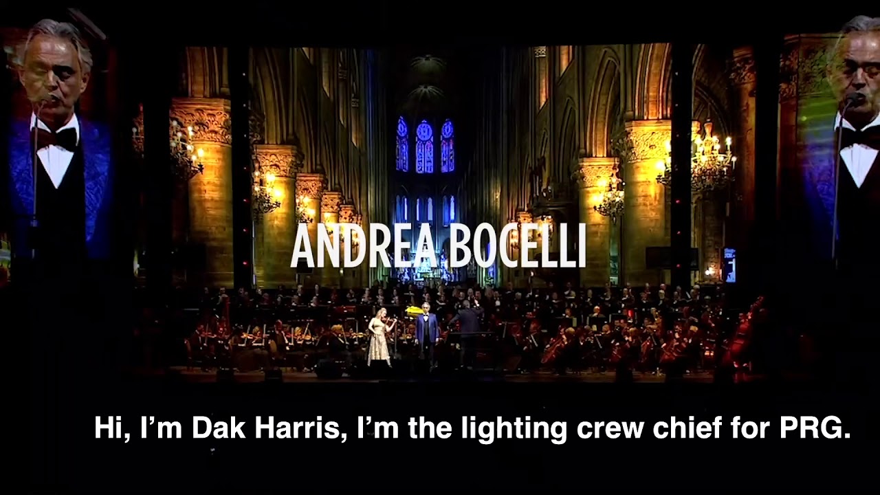 PRG On Tour with Andrea Bocelli