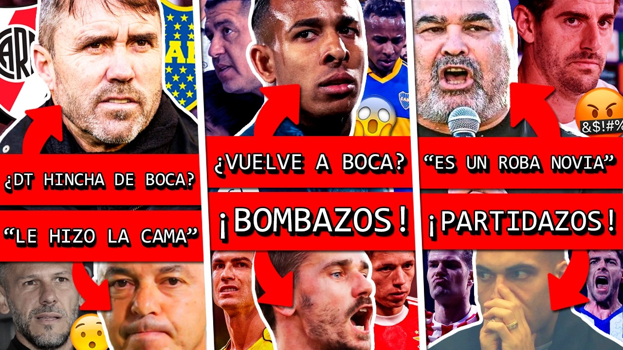 ¿Este DT HINCHA DE BOCA dirigirá a RIVER?+ VILLA vuelve a BOCA?+ COURTOIS vs CHILAVERT+ INTER afuera