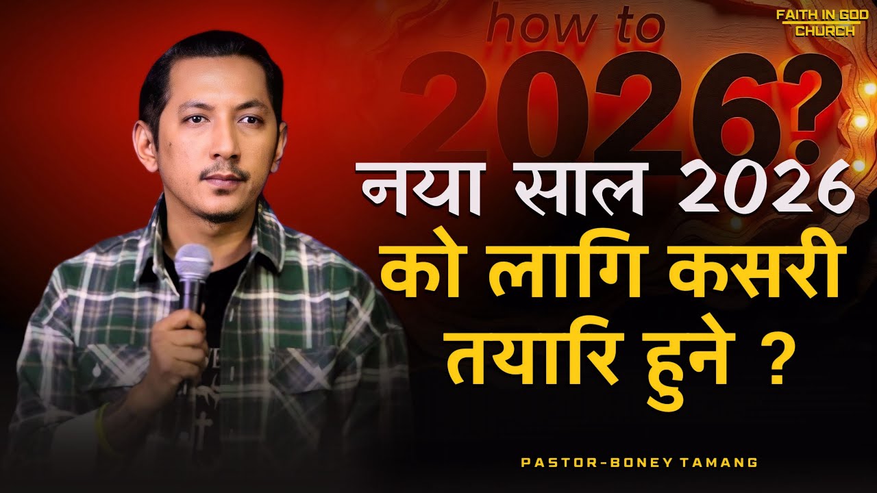 HOW TO PREPARE FOR 2026 || NEW YEAR BLESSINGS || BONEY TAMANG ||