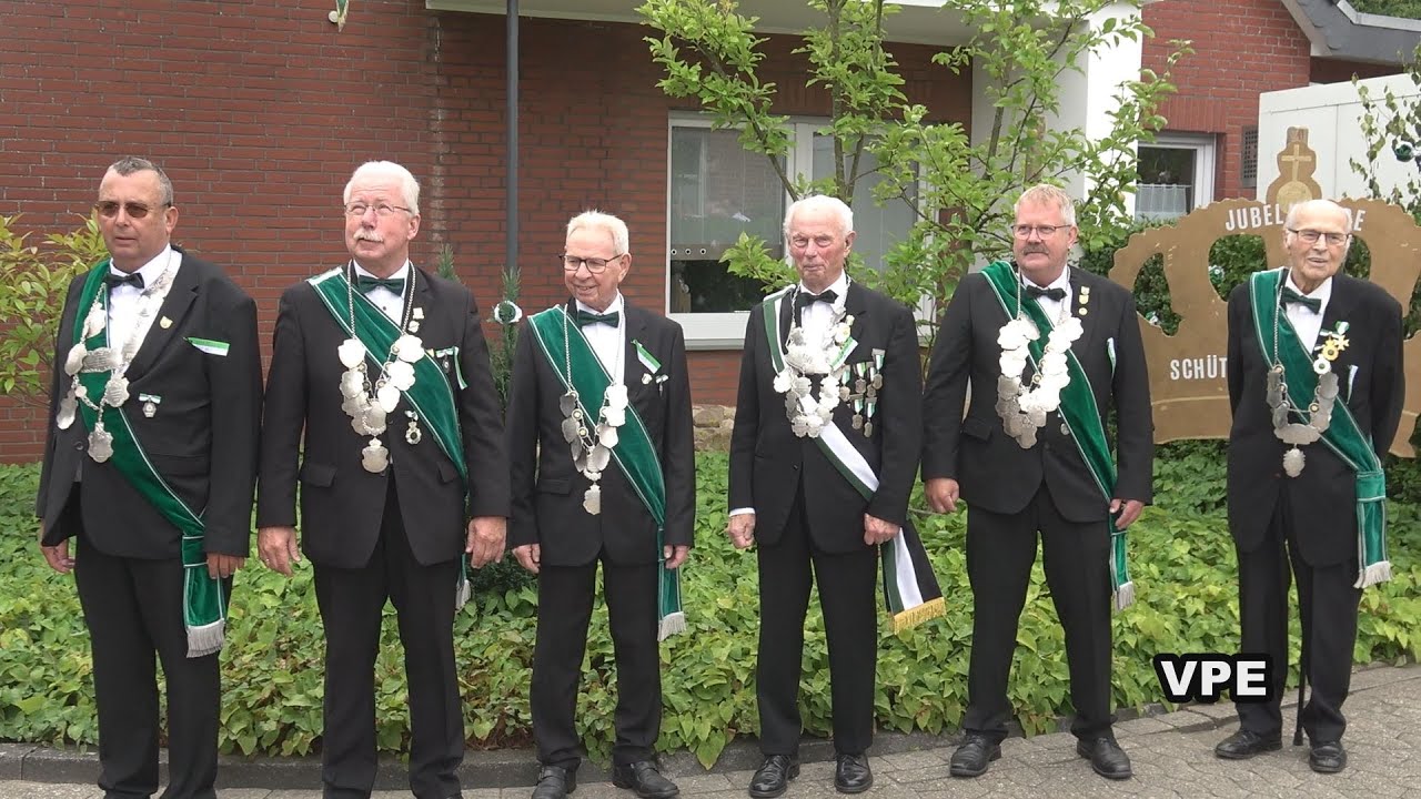 Schützenfest 2025 Jubilare der Berger laden ein zum Frühschoppen