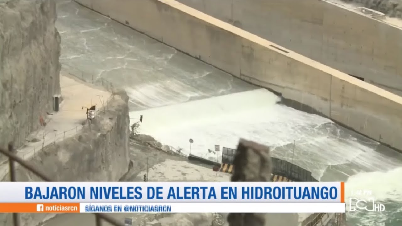 Bajan los niveles de alerta en zona de influencia de Hidroituango