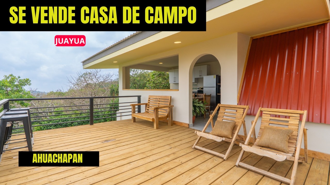 SE VENDE CASA NUEVA A ESTRENAR 🏡 + TERRENO | Juayúa – Ruta de las Flores (Zona Privada)