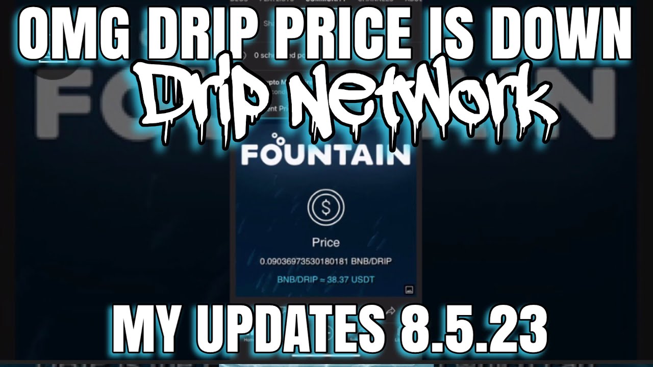 Why is Drip Price Dropping??