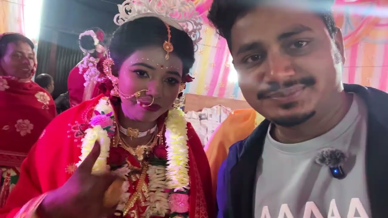 😅Hello guys ajke mama r biye te giye ja holo Queen star new vlog 🫣