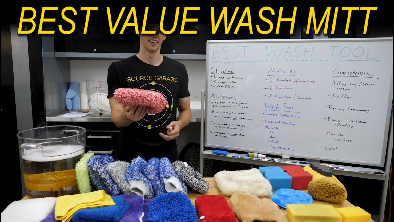 Best Value Wash Tool: Comparing Mitts/Towels/Sponges/Pads