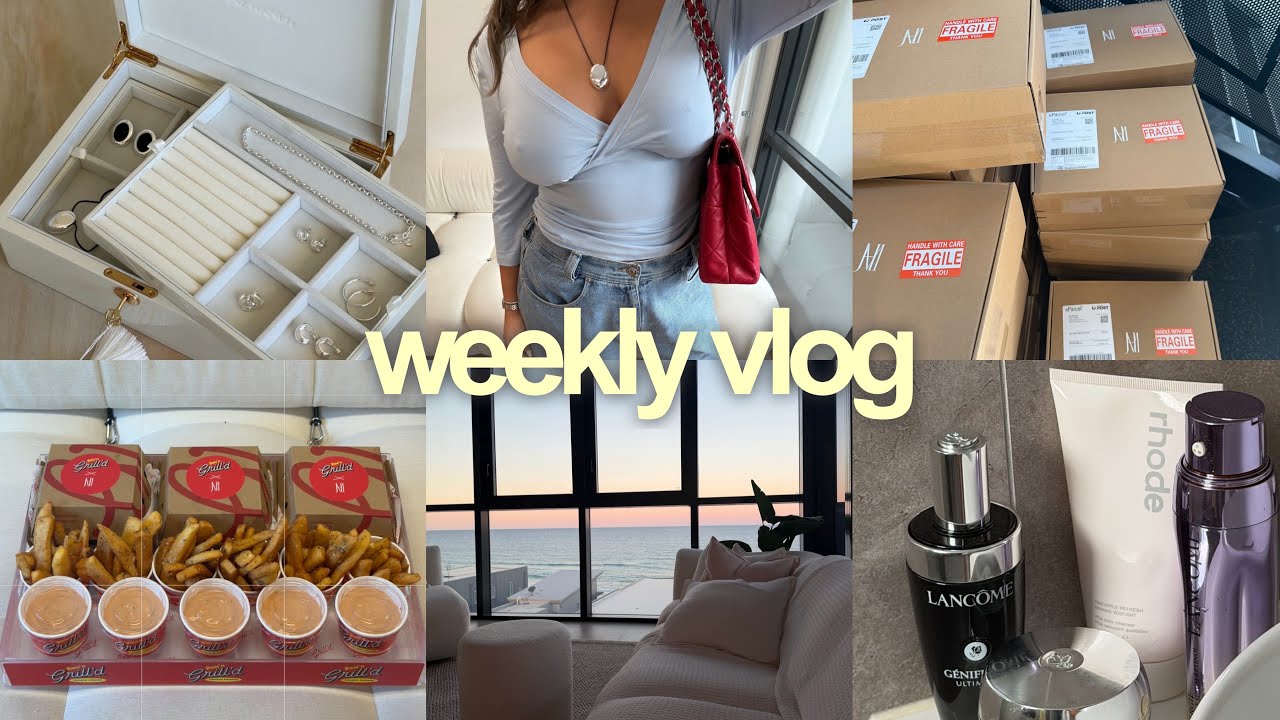 weekly vlog 💌 advent launch, sunday reset, pr unboxing + tank air review ⭐️ 