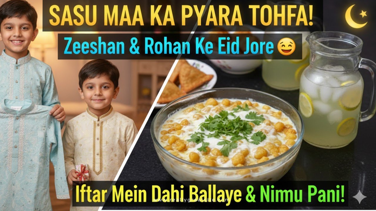 ​Sasu Maa Ne Diye Zeeshan Aur Rohan Ko Eid Ke Jore! 😍 | 🍋 | Ramzan Routine 🌙