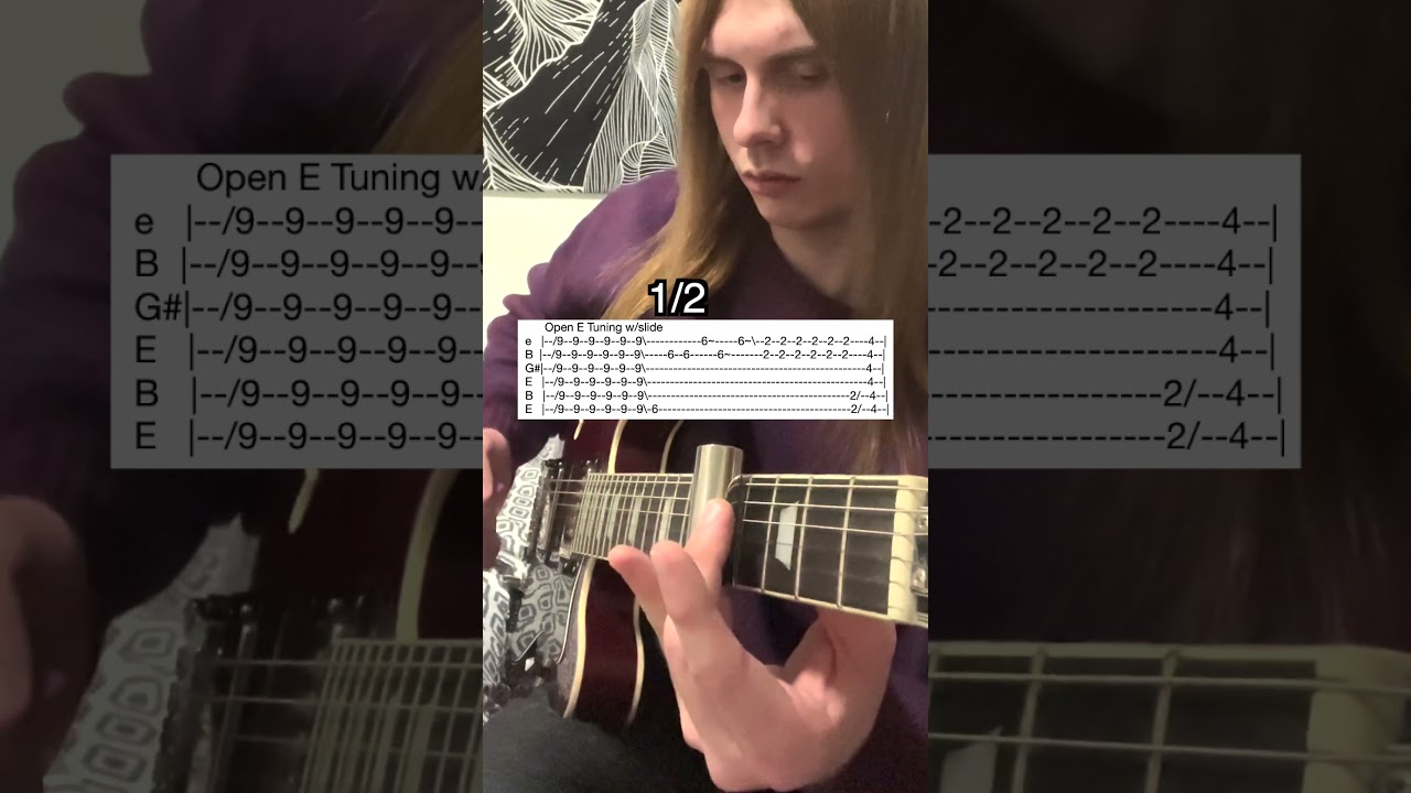 Santo & Johnny - Sleep Walk (Slide Guitar Cover) With Tabs