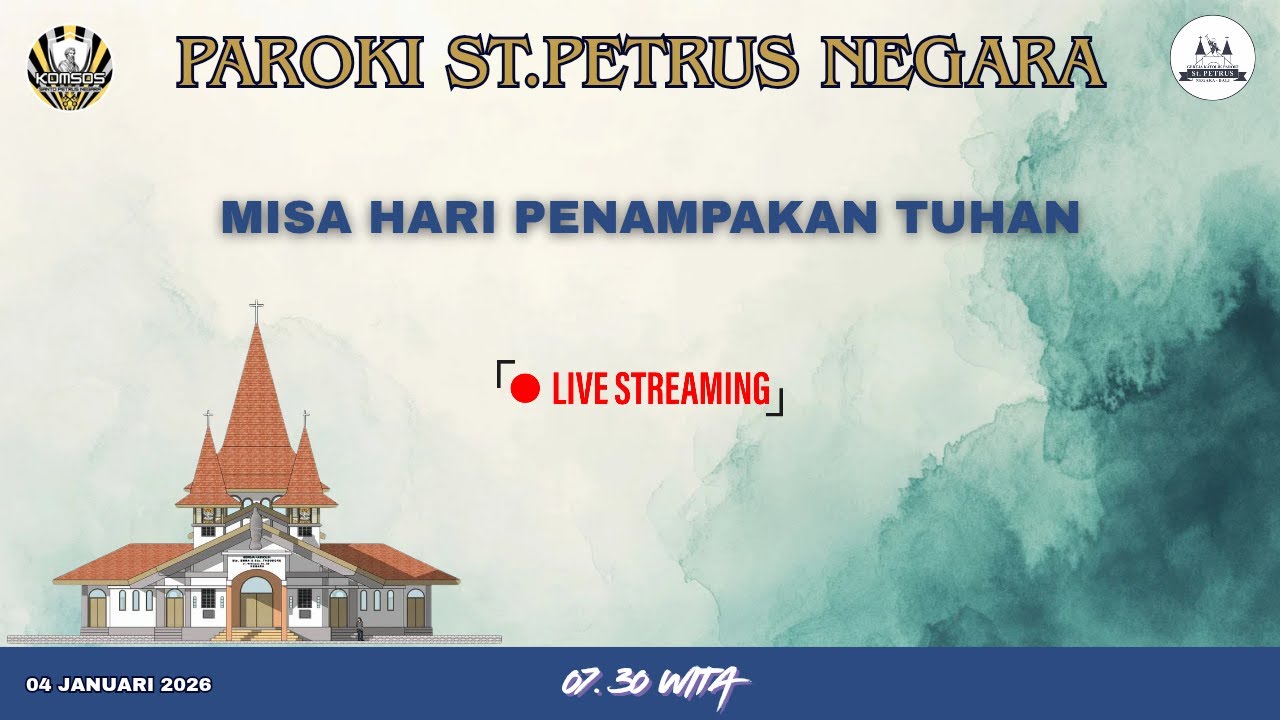 MISA HARI RAYA PENAMPAKAN TUHAN / PKL 07.30 WITA