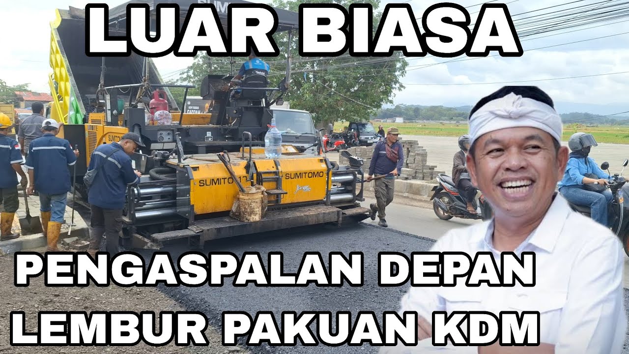 WOW KEREN SEKALI PENGASPALAN DI DEPAN GERBANG LEMBUR PAKUAN KDM 