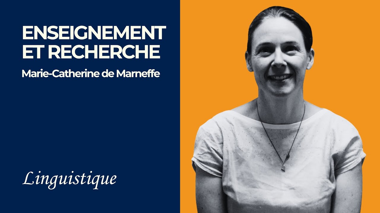 Linguistique - Marie Catherine de Marneffe