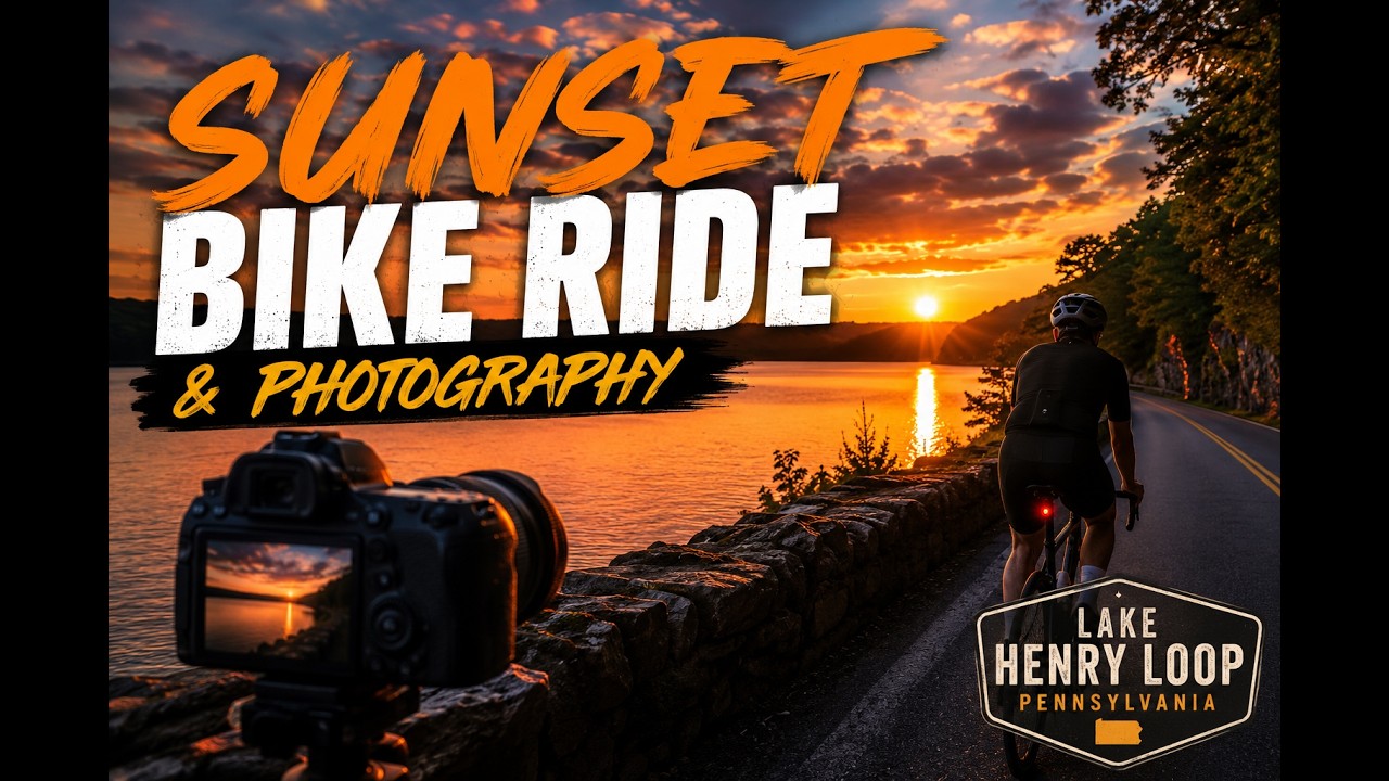 Sunset Cycling & Photography - Lake Henry Loop - Pennsylvania