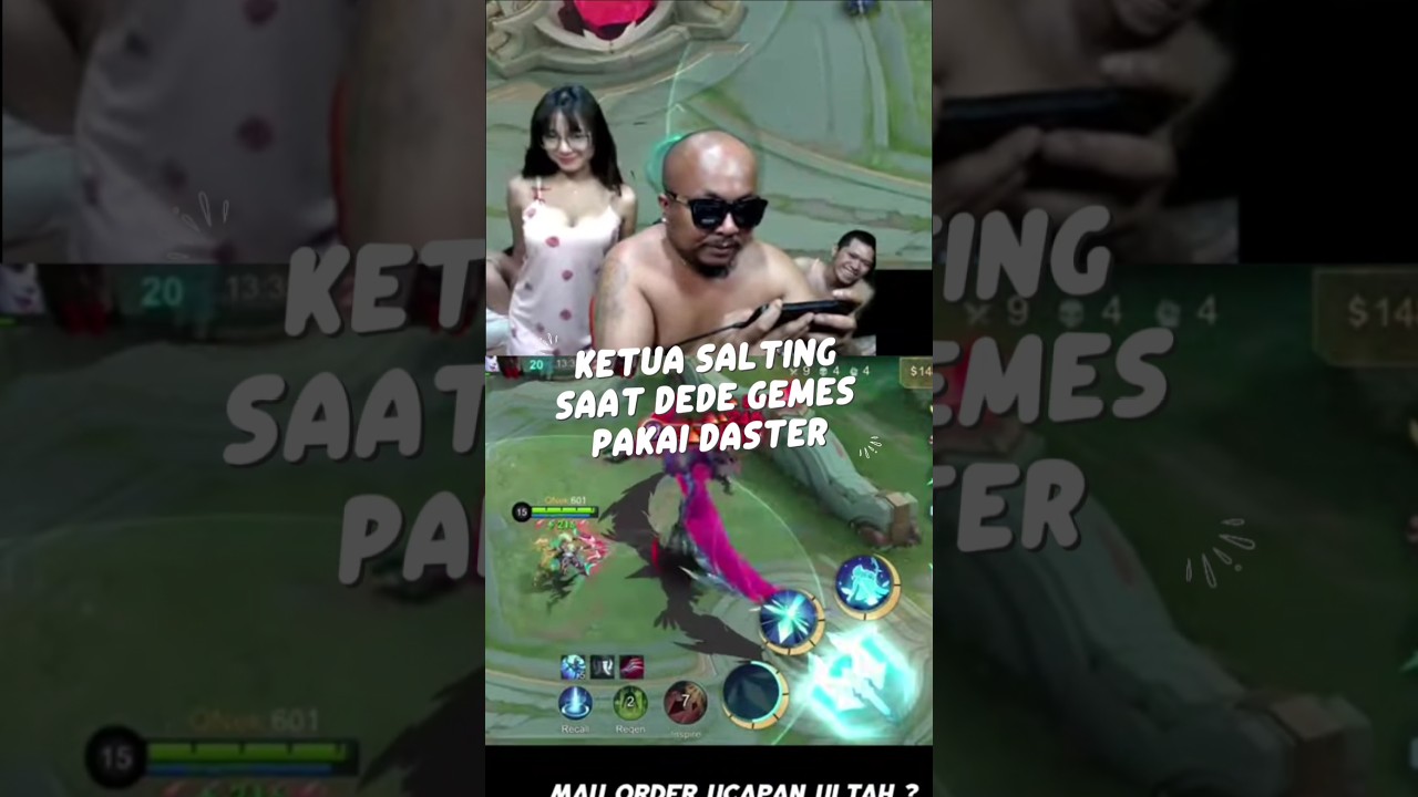 ketua salting pakek kacamata saat Dede gemes pake daster#pascolkintil