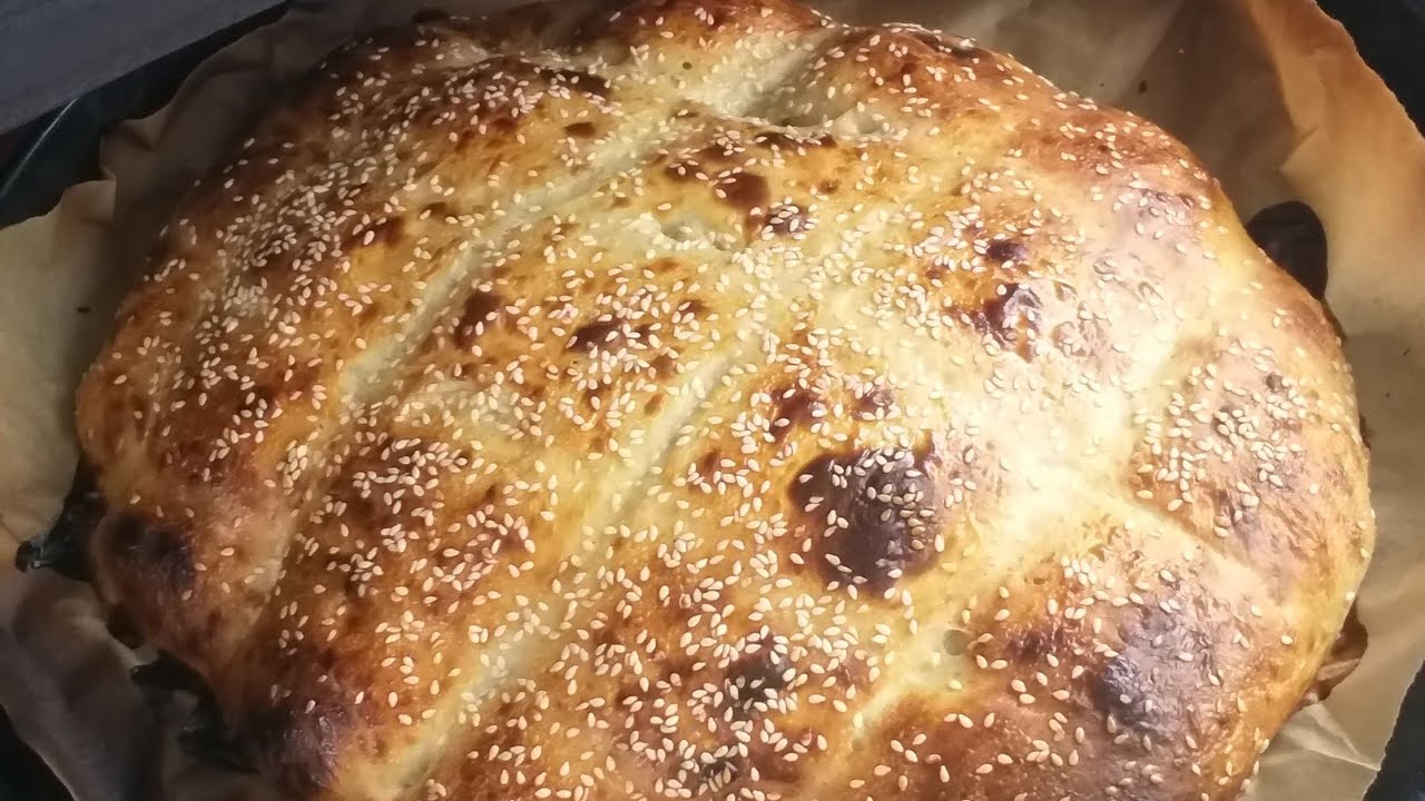 Kışın kuzinede pide,sütlaç ve et sote yapımı