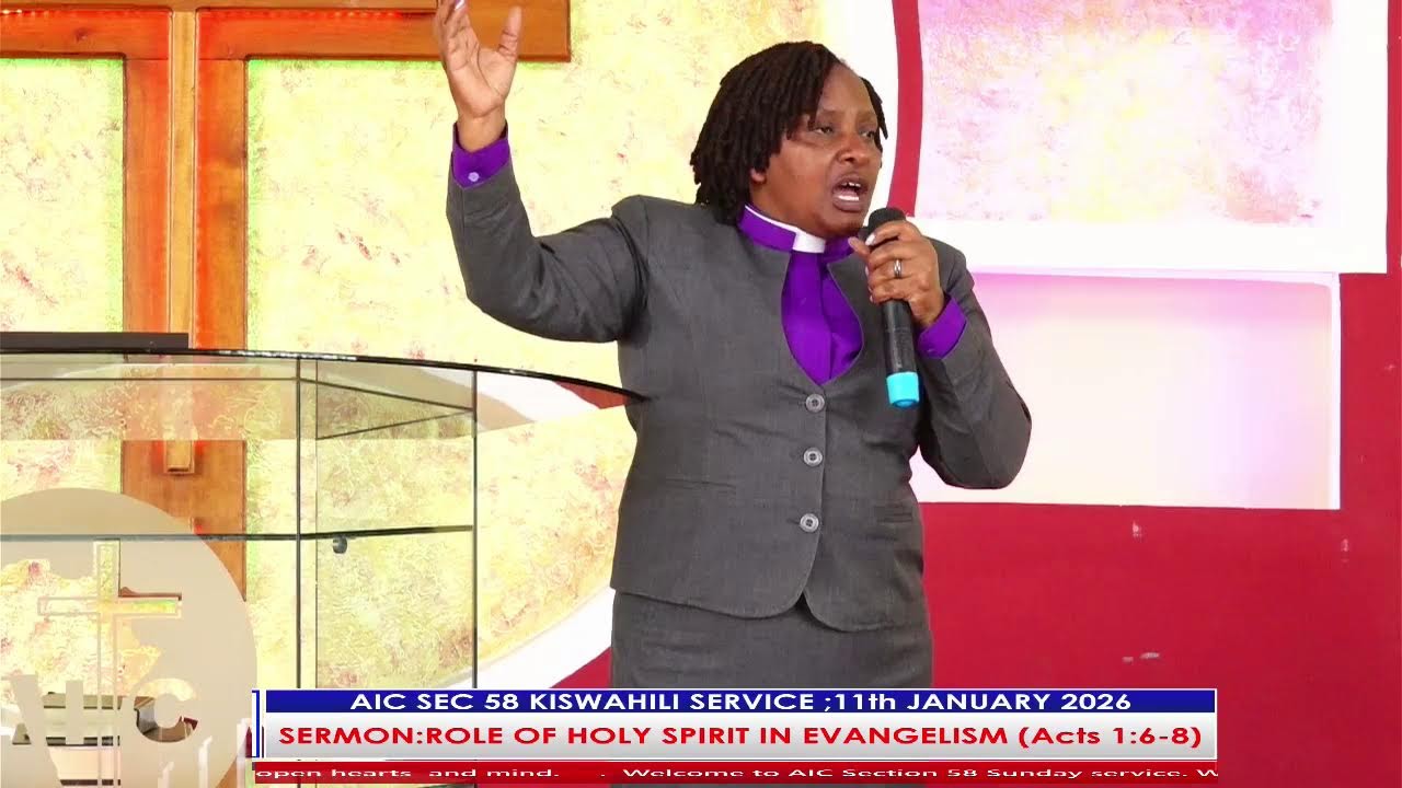 Sermon; Role of the Holy Spirit in Evangilism(Acts 1:6-8) Speaker; Pst. Nancy Njogu