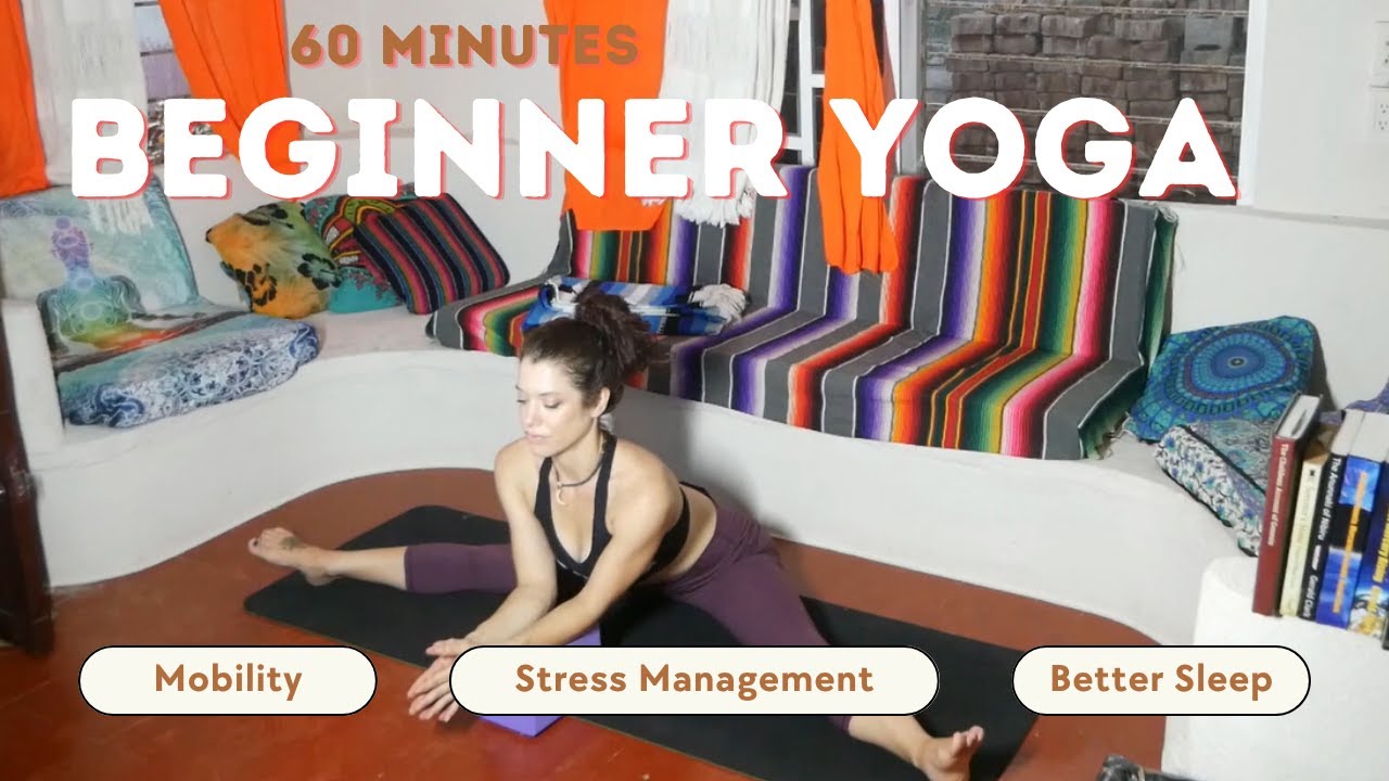 Gentle Beginner Yoga Class | Full Body Stretch for Stress Relief & Flexibility - Yoga with Christa