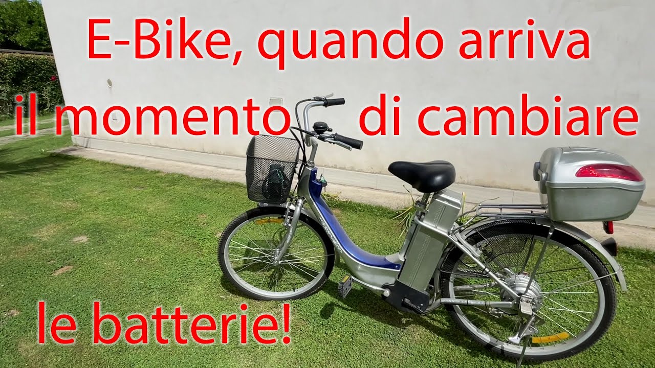E-bike... quando arriva il momento di sostituire le batterie per darle nuovamente massima efficienza