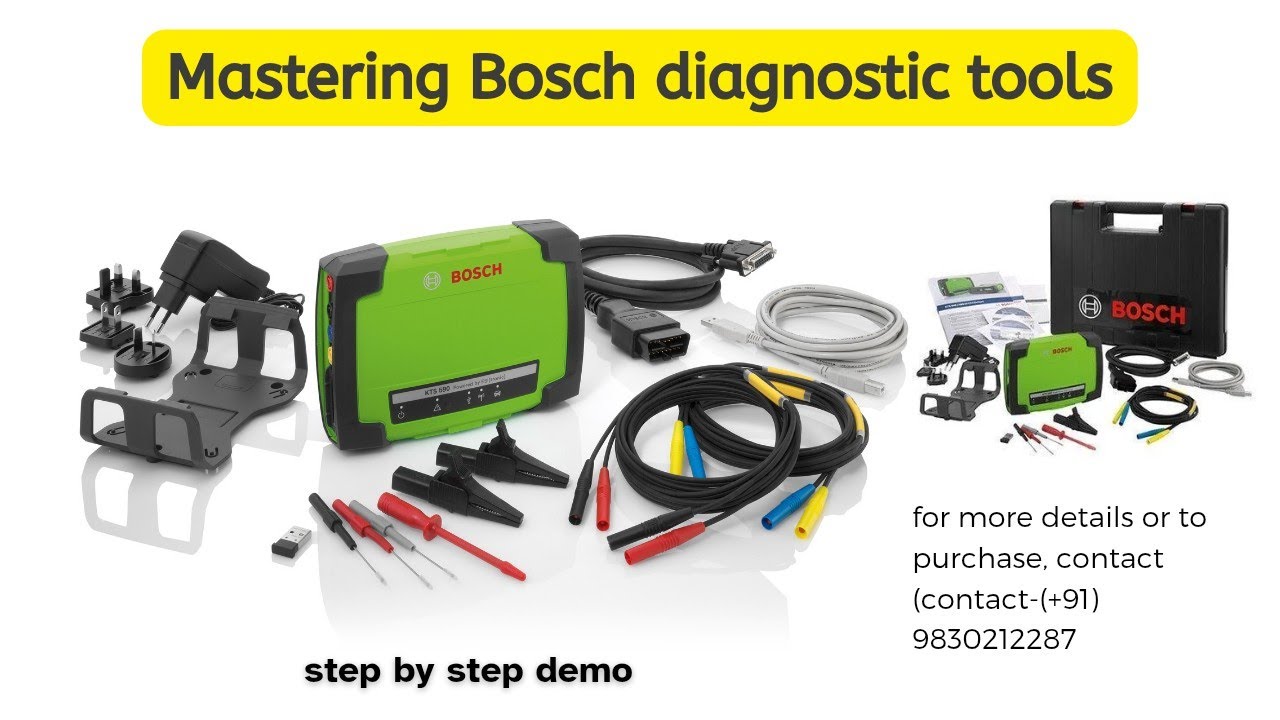 Mastering BOSCH Diagnostic Tools: A Step-by-Step Demo