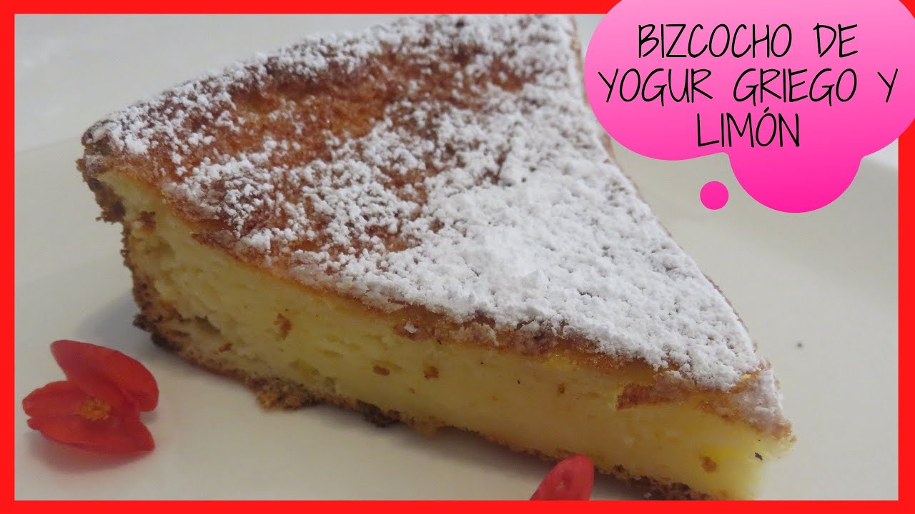 🔴 CÓMO PREPARAR BIZCOCHO DE YOGUR GRIEGO Y LIMÓN 🍋🍰 HOW TO MAKE GREEK YOGURT AND LEMON CAKE