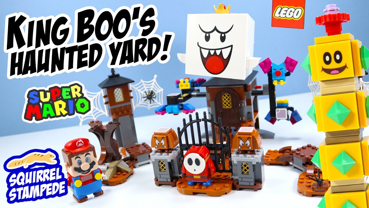 LEGO Super Mario King Boo and the Haunted Yard & Desert Pokey Speed Build Review