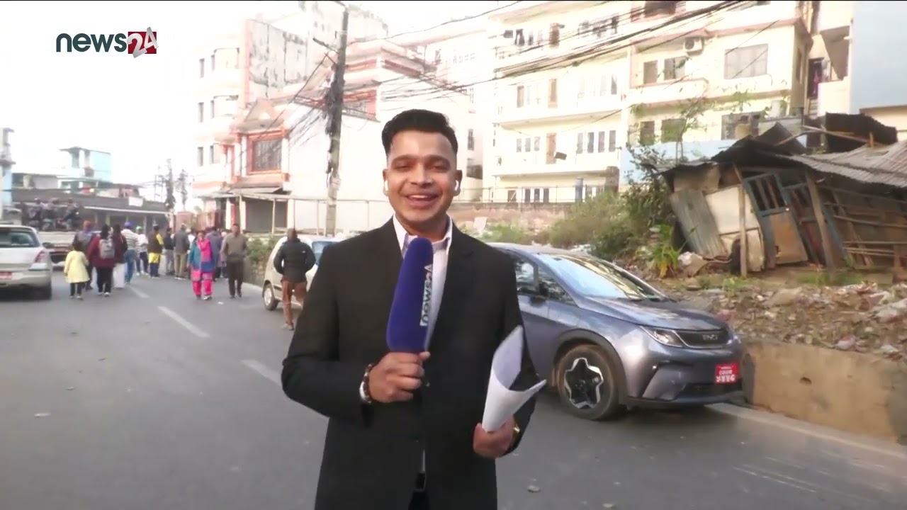 काठमाडौ ५ मा नयाँ मतदातामा उत्साह, रास्वपा उम्मेदवार सस्मित पोखरेलसंग कुराकानी - NEWS24 TV