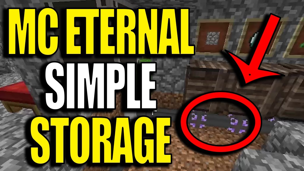 Minecraft MC Eternal Modpack Chapter 2 Ep 8 - Simple Storage Network