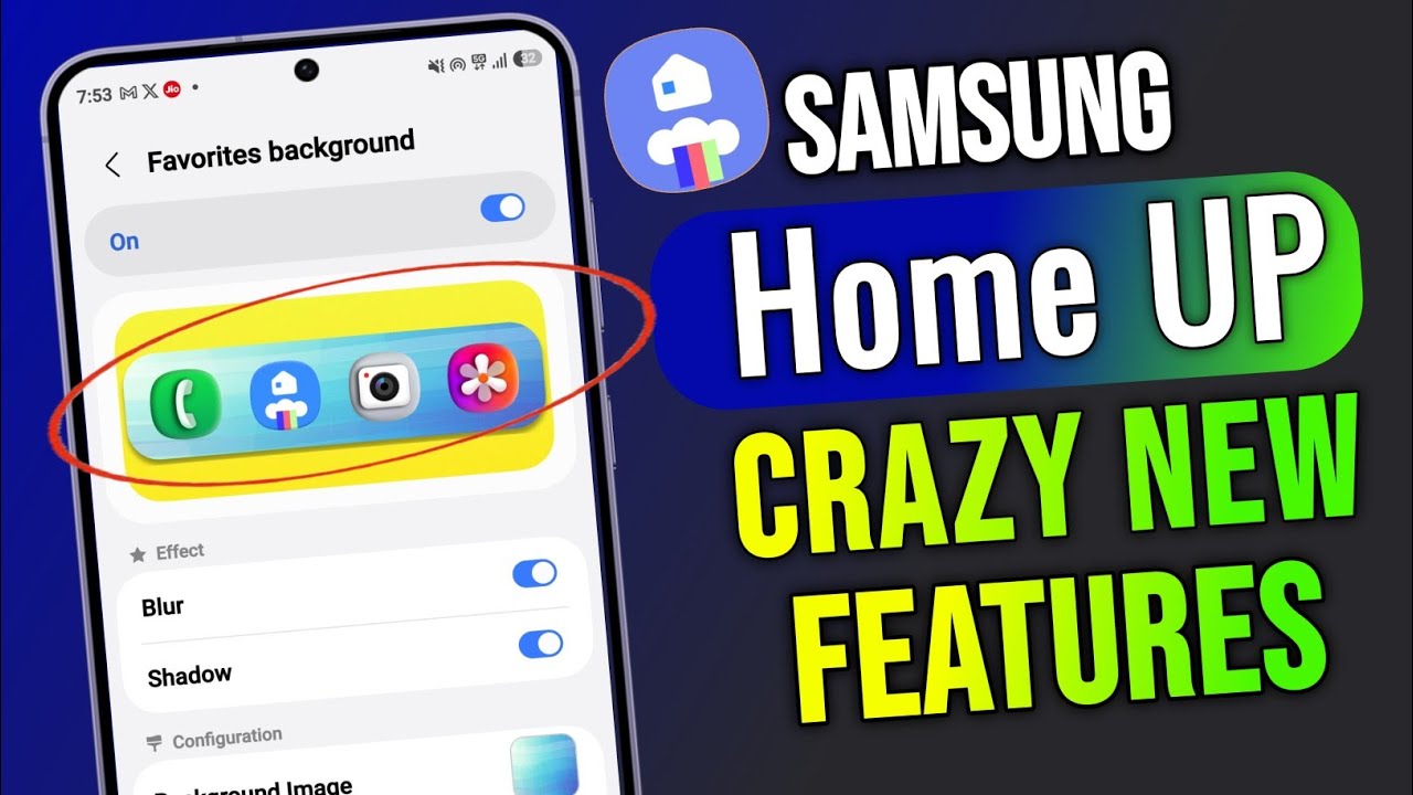 Samsung ( Home UP ) New Update & Features 2026